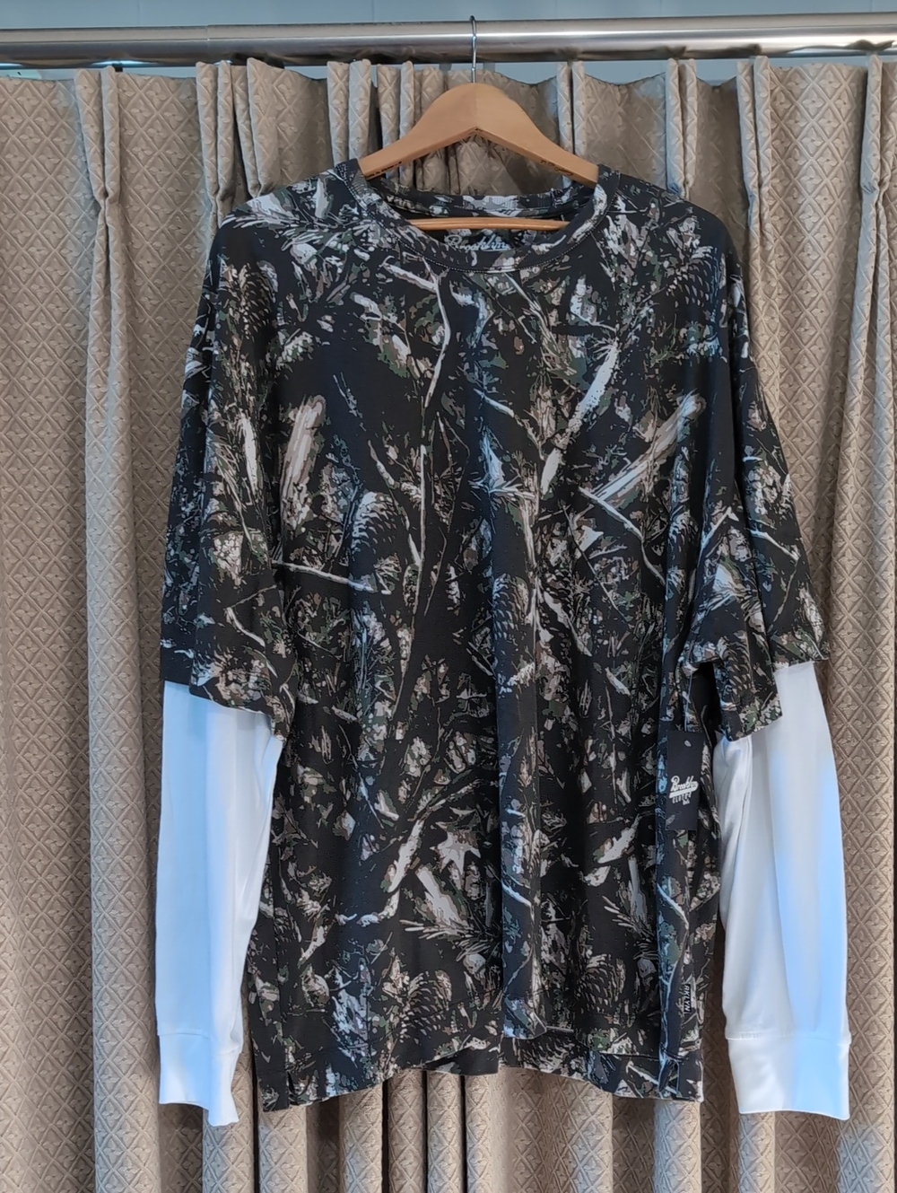 NWT Men's Size XXL Brooklyn Cloth Long Sleeve Camo T-shirt